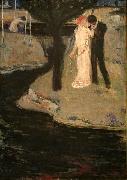 Jan Preisler Lovers oil painting